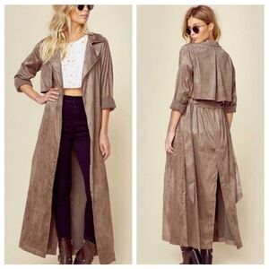 Capulet Bleeker Duster Trench Coat Size Small